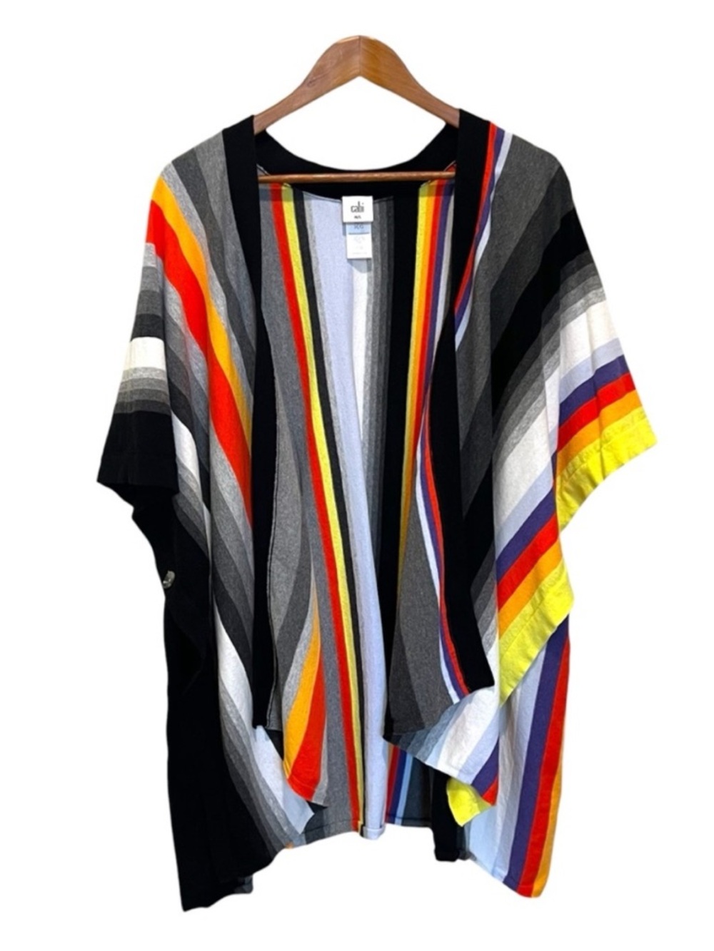 Cabi 5990 Serape Poncho M/L 100% Cotton Knit Spring 2020